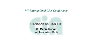 CANopen on CAN FD [upl. by Notlok]