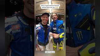 KETIKA DUO LEGEND MOTO GP TERKEREN BERADA DALAM SATU TREK motogp2024 motogp rossi motocross [upl. by Violetta737]