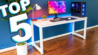 Top 5 Budget Gaming Desks on Amazon [upl. by Rihsab973]