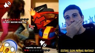 ASI FUE LA REACCION DE VEGETTA777 AL VER A SUS FANS NIÑAS RATAS PELEAR POR EL 😱🔥 🐀vs🐀 [upl. by Coumas373]