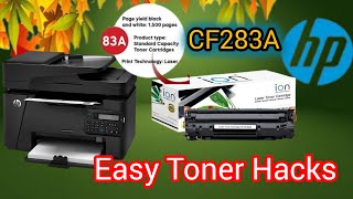 How to Toner Cartridge Refill Hp printers  improve print quailty  Toner Hacks [upl. by Akerahs]