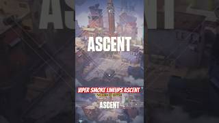 Ascent Viper smoke Lineups valorant ascentlineup viper valorantgaming valorantlineups viperma [upl. by Evot37]