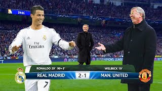 The day Cristiano Ronaldo impressed Alex Ferguson and Jose Mourinho [upl. by Spillihp]