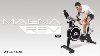 ATLETICA MagnaRev  Magnetic Ergometer Feel the energy – every spin drives you further [upl. by Ralyks]