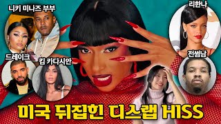 씨다 씨🌶️ 메건이 위아래 없이 디스 난사함🥵 HISS 가사해석 Megan Thee Stallion [upl. by Phaih]