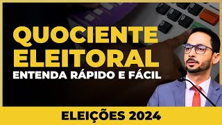 Como Funciona o cálculo das vagas nas Eleições Entenda o Quociente Eleitoral e Partidário [upl. by Cally]