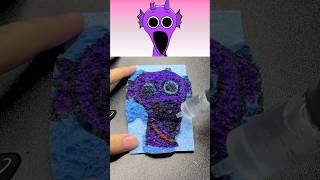 I drew Durple Horror Version from Incredibox Sprunki using Magic Eraser Sponge sprunki incredibox [upl. by Ecnaled309]