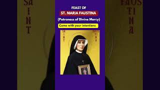 FEAST OF SAINT FAUSTINA KOWALSKA 2024  FEAST OF BLESSED MARIA FAUSTINA Patron of Divine Mercy [upl. by Rehptsirhc]