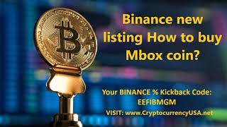 Binance new listing How to buy Mbox coin Worldwide [upl. by Sirap602]