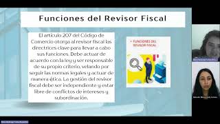 Perfil y Ejercicio de la Revisoría Fiscal [upl. by Aiet]