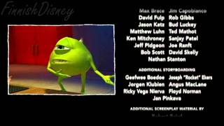 Monsters Inc Monsterit Oy  Bloopers Poistetut Kohtaukset FINNISH [upl. by Butta403]