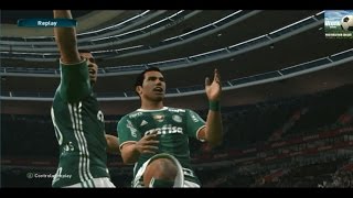 Palmeiras x Chapecoense  PES 2017 GAMEPLAY [upl. by Trebleda]