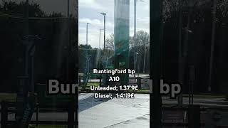 17  10  24  petrolprice buntingford a10 england petrol prices bp londis [upl. by Brooking215]