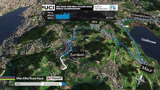 UCI World Championships Zürich 2024  Road Race Elite Men [upl. by Sidalg]