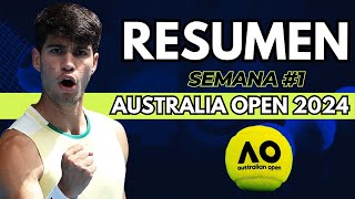 Resumen Semana 1 Australian Open 2024  Highlights [upl. by Betz]