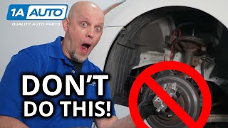 Most Common Brake Installation Mistakes [upl. by Allimak]