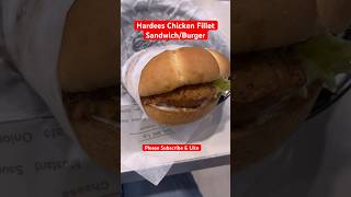 Try HARDEES CHICKEN FILLET SANDWICH  BURGER hardees pakistanfood viral chickenburger food yt [upl. by Adlihtam]