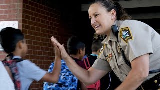 Cabarrus County Sheriffs Office welcomes back students [upl. by Nodnek]