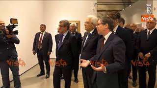 Mattarella inaugura la mostra di Picasso alle Scuderie del Quirinale [upl. by Debra27]