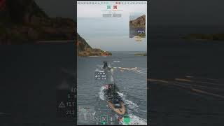 Warships🏴‍☠️  Italian Battleships used as a torpedo worldofwarships wows cqc [upl. by Mauretta419]