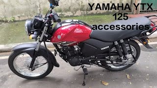 Yamaha YTX 125 Bullet Pipe and Low Rise handle Bar [upl. by Nicks]