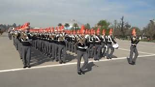 Escuela Militar Bernardo O´Higgins Penachos Rojos rumbo a Revista Preparatoria 2023 [upl. by Secilu]