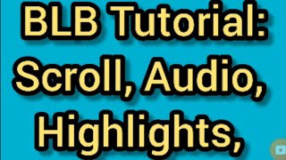 Blue Letter Bible Tutorial on Audio Scroll Highlights Bibles Settings Interlinear and more 🕊️ [upl. by Nordine]