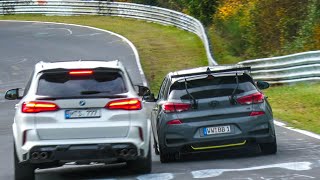 NÜRBURGRING Crazy Drivers CLOSE CALL amp Highlights Touristenfahrten Nordschleife 20 10 2024 [upl. by Oek]