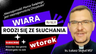 EWANGELIA NA DZIŚ  101224wt  Mt 18 1214  ks Łukasz Skołud MSF wiararodzisięzesłuchania [upl. by Kumagai961]