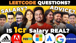 Asking first and current Salary to your Favourite Software Influencers 🤑  Salary Tips and More 💯 [upl. by Currie]