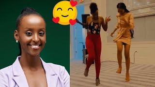 Video ya Miss Ingabire Grace yigisha mugenzi we Miss Cameroon kubyina mu irushanwa rya Miss World [upl. by Genevra]