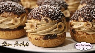 Recette de Choux Pralinés façon ParisBrest [upl. by Dolphin362]