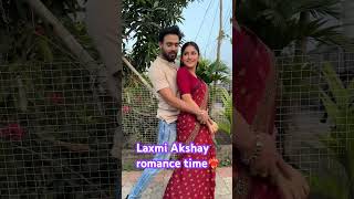 Laxmi Akshay romance time🥰 music bollywood song tv hindisong zeemusic dance zee love [upl. by Ahsenav]