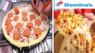 Como se HACE la MASA para PIZZA de DOMINOS PIZZA  Como se hace una PIZZA🍕documental [upl. by Aldrich]