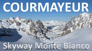 Courmayeur in Winter and Skyway Monte Bianco [upl. by Winn]