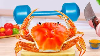 Enjoy Healthy Cheese Fried Mini Crab 🦀 Tasty and Healthy Seafood Dish 🦀 Tasty Cooking Video [upl. by Yoshi]