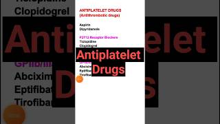 Antiplatelet drugs pharmacology  Antiplatelet medicine [upl. by Caye]