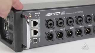 SD8 IO Stage Box with 8 RemoteControllable MIDAS Preamps 8 Outputs AES50 Networking and ULTRANET [upl. by Taub712]