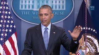 President Obama Holds his Final Press Conference [upl. by Hoffmann]