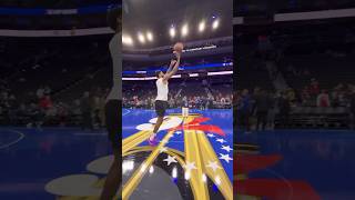 Paul George From the EmiratesNBACup logo at half court 🏆 Shorts [upl. by Hoseia738]