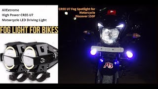 CREE U7 Foglight for Motorcycle [upl. by Dibri453]