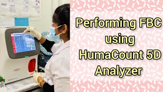 How FBC is done using HumaCount 5D analyser [upl. by Nerte]