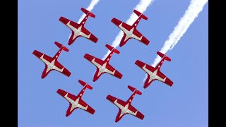 Full Snowbirds demonstration at Abbotsford Airshow plane demonstration airshow [upl. by Coppock588]