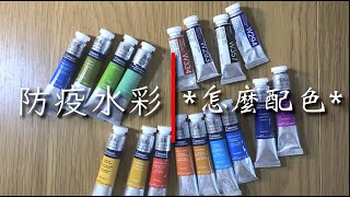 我用什麼牌子顏料怎樣配色調色  水彩教學  線上課程  Watercolor Tutorial  EP21 [upl. by Ycal]