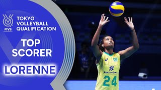 Lightning Bold of Hits by Lorenne  Top Scorer  Volleyball Olympic Qualification 2019 [upl. by Higbee]