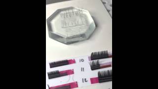 Fanning Eyelash Extensions  How to do fast Volume Eyelash Extensions Speed Lashing [upl. by Itsur]