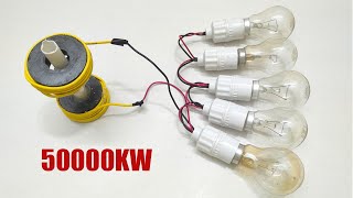 Top 5 Amazing Generator Using 220v Free Electricity Energy [upl. by Atinaj466]