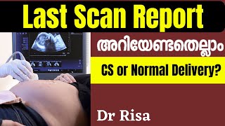 Pregnancy Last Scan Report Malayalam  9 Month Scan [upl. by Okwu792]