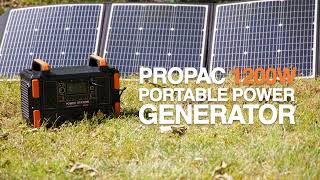 ProPac 1200W Portable Power Generator [upl. by Sigismond]