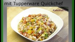 Rezept TomatenWurstsalat im Tupperware Quickchef 5 Minuten [upl. by Marek]